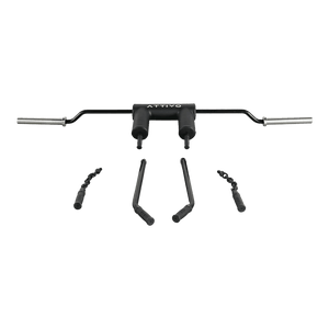 Safety Squat Bar with 3 Specialty Handles