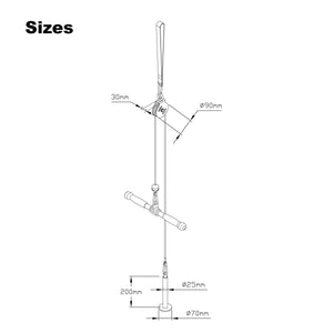 ATTIVO Easy Lat and Lift Cable Pulley System