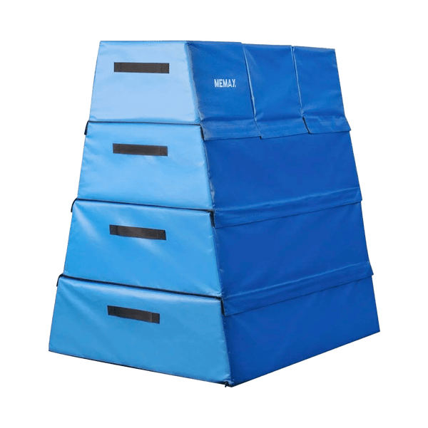 Gym Plus MEMAX Trapezoid Foam Vault Box - 3 Piece Top (120cm Height) TF-B