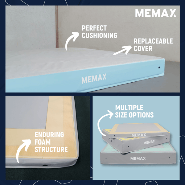 Gym Plus MEMAX Safety Landing Mat - 150x100x30cm CM30-150x100-M