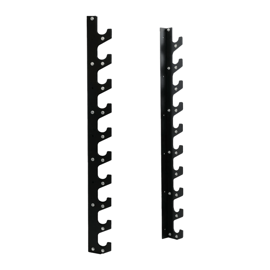 ATTIVO 10-Bar Wall-Mount Gun Rack for Barbells