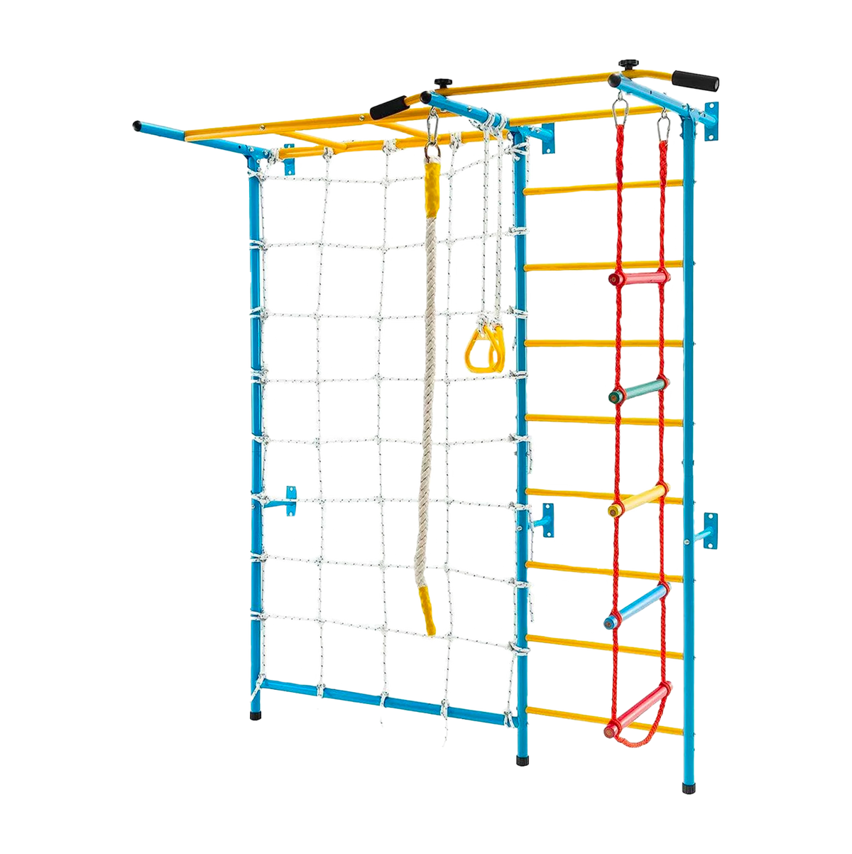 7 In 1 Climbing Wall for Kids, Indoor Kids Ladder Wall Gym Play Set