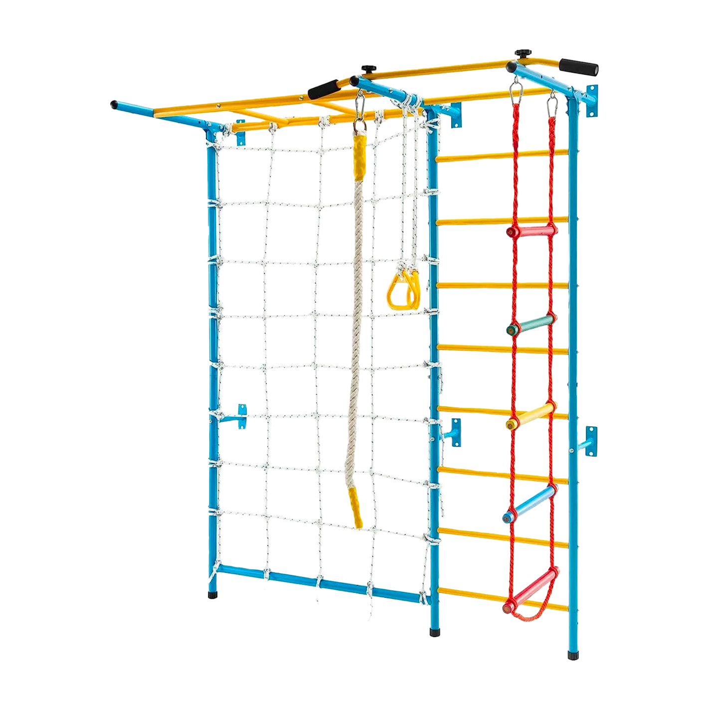 7 In 1 Climbing Wall for Kids, Indoor Kids Ladder Wall Gym Play Set