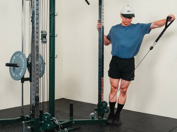 Gym Plus System X Garage Gym Package – Complete Setup FULL-CABLE-X