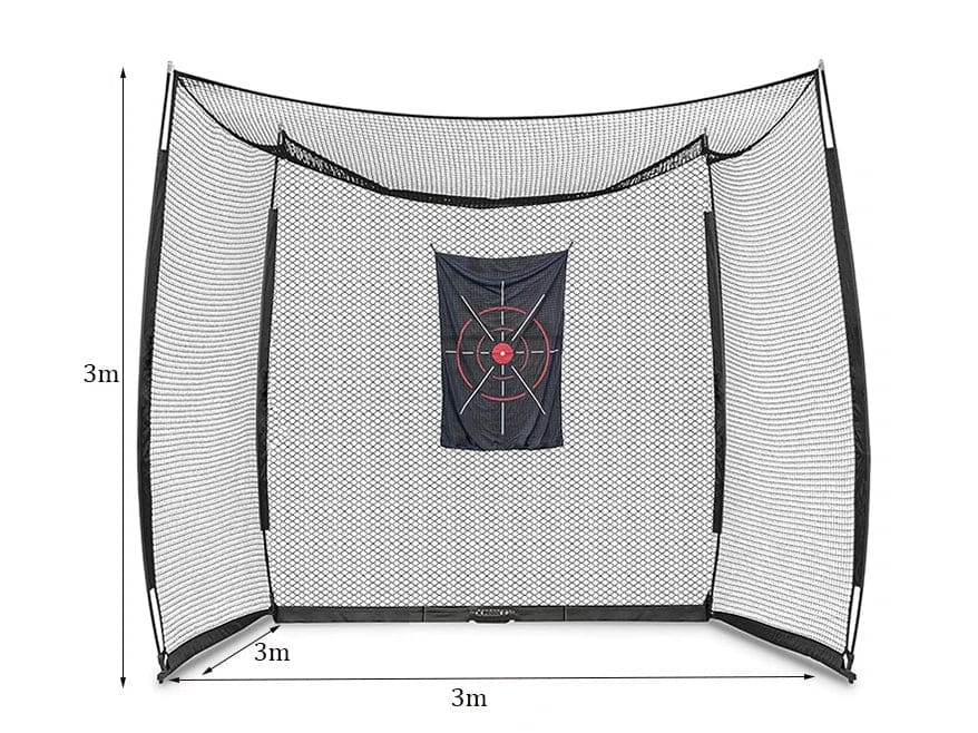 Golf Practice Net with Target (3M x 3M)