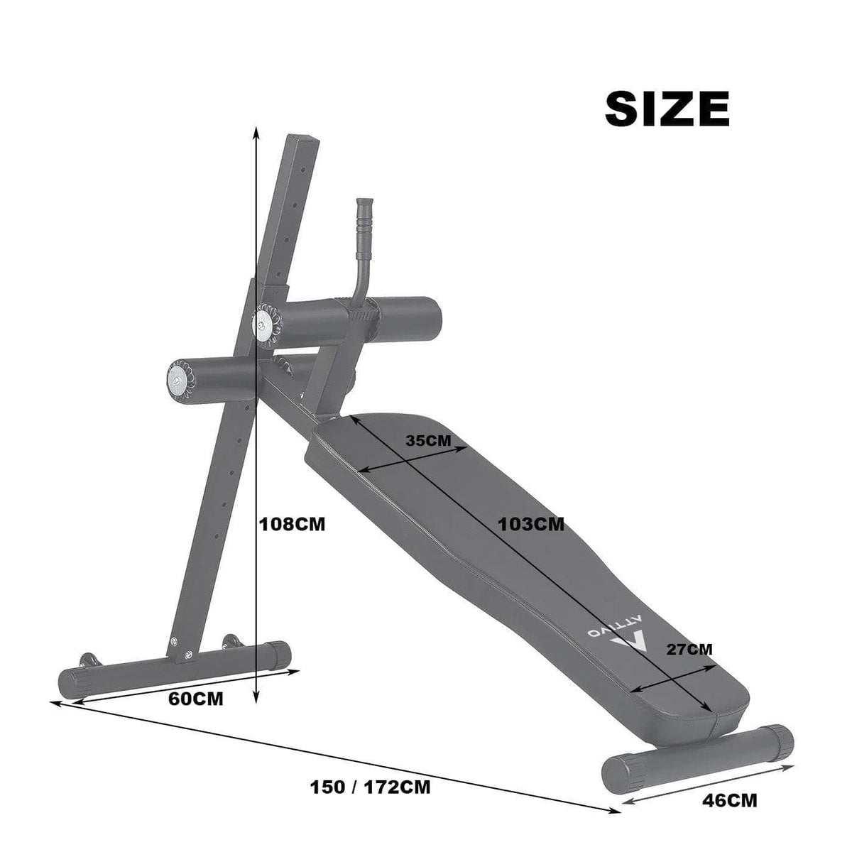 ATTIVO Sit Up Bench
