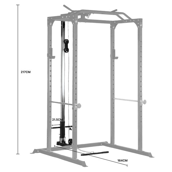 Gym Plus Cable Pulley System for Essential Power Rack GP-ZY180A-PULLDOWN