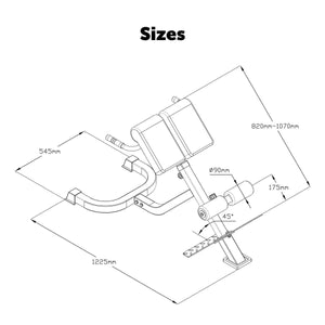 Adjustable Hyper Extension Bench
