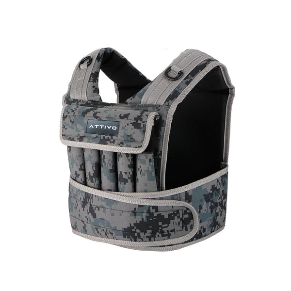 Gym Plus ATTIVO Adjustable Elite Weighted Vest - 20kg WEIGHT-VEST-20KG