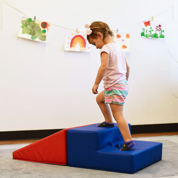 Gym Plus Step and Slide Soft Play - 2 Pieces BLOCK2PC