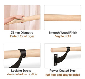 MEMAX Wall Mounted Ballet Barre 150CM