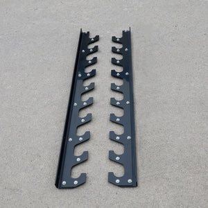 ATTIVO 10-Bar Wall-Mount Gun Rack for Barbells