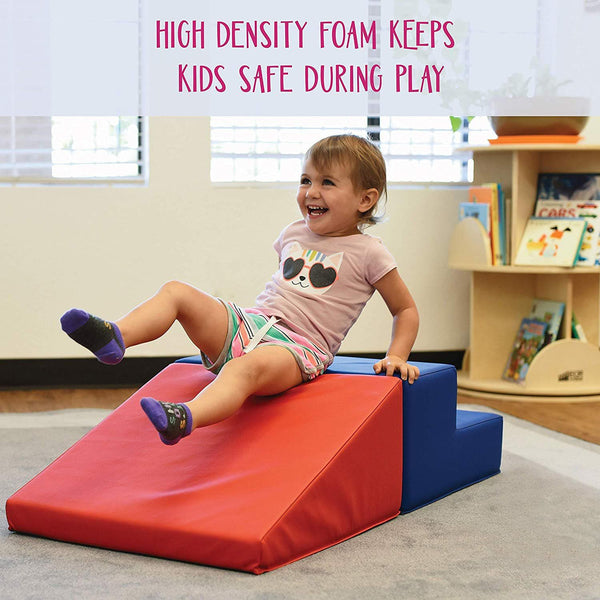 Gym Plus Step and Slide Soft Play - 2 Pieces BLOCK2PC