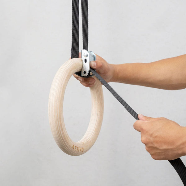 Gym Plus Wooden Gymnastic Rings