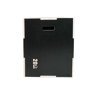 Multiple Sided Anti-Slip Wooden Plyo Jump Box - 20" x 24" x 30"