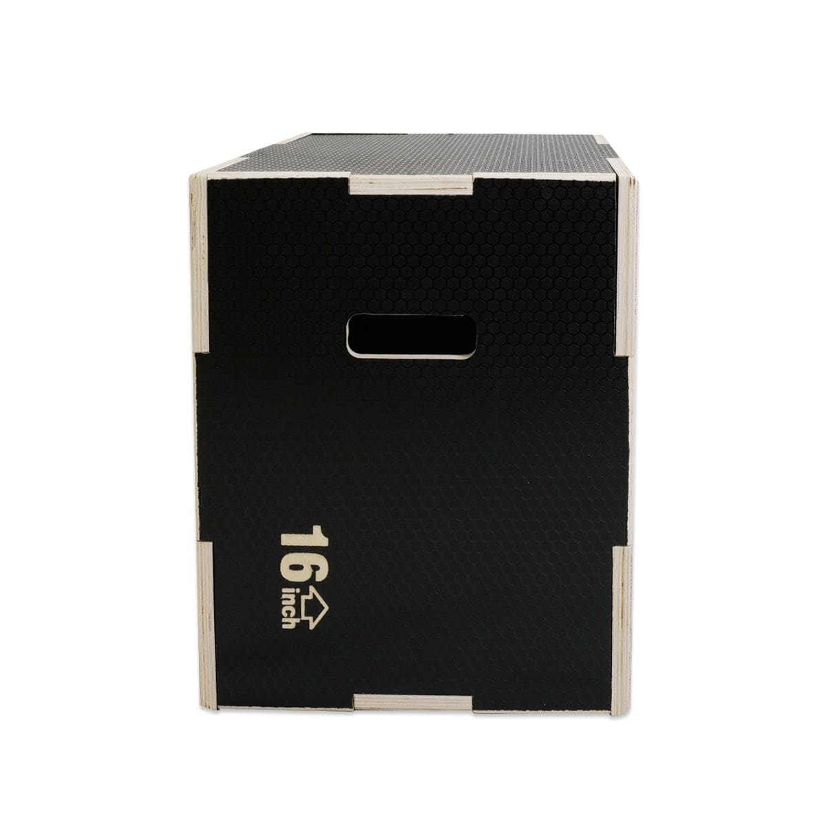 Anti-Slip Wooden Plyo Jump Box - 16" x 20" x 24"