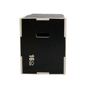 Anti-Slip Wooden Plyo Jump Box - 16" x 20" x 24"