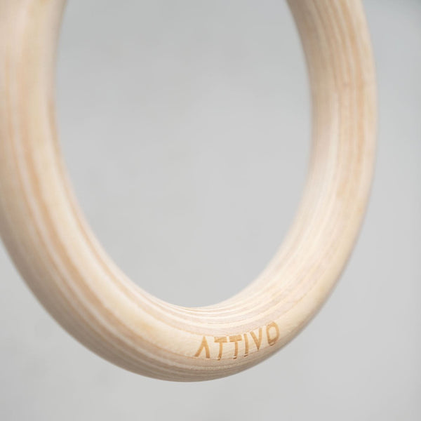 Gym Plus Wooden Gymnastic Rings