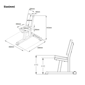 ATTIVO Upright Utility Bench