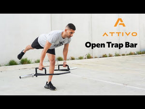 Open Trap Bar with Rotating Sleeves
