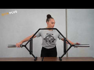 Open Trap Bar with Rotating Sleeves