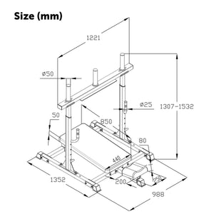 ATTIVO Vertical Leg Press