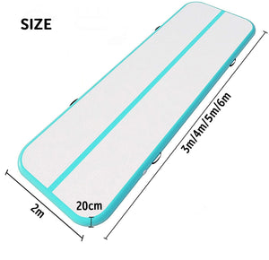 MEMAX Extra-Wide Inflatable Gym Mat - 2M Width
