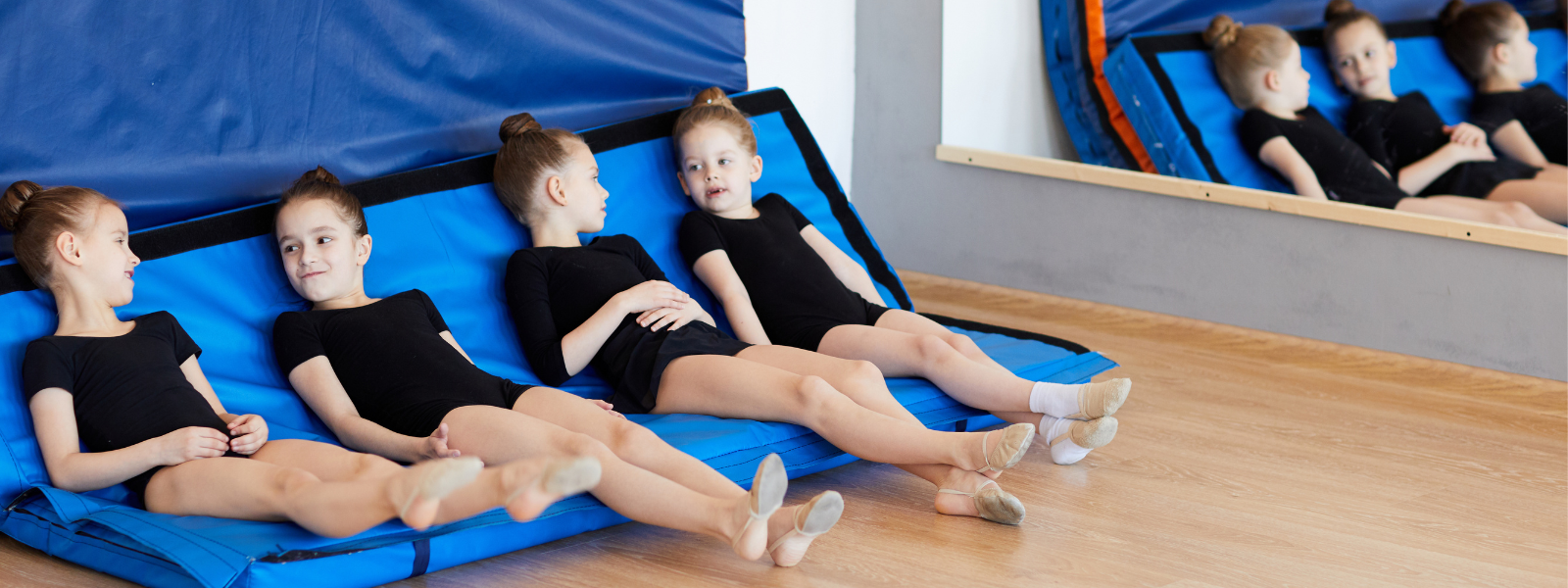 Cushioned Safety Mat for Gymnastics Skill and Training
