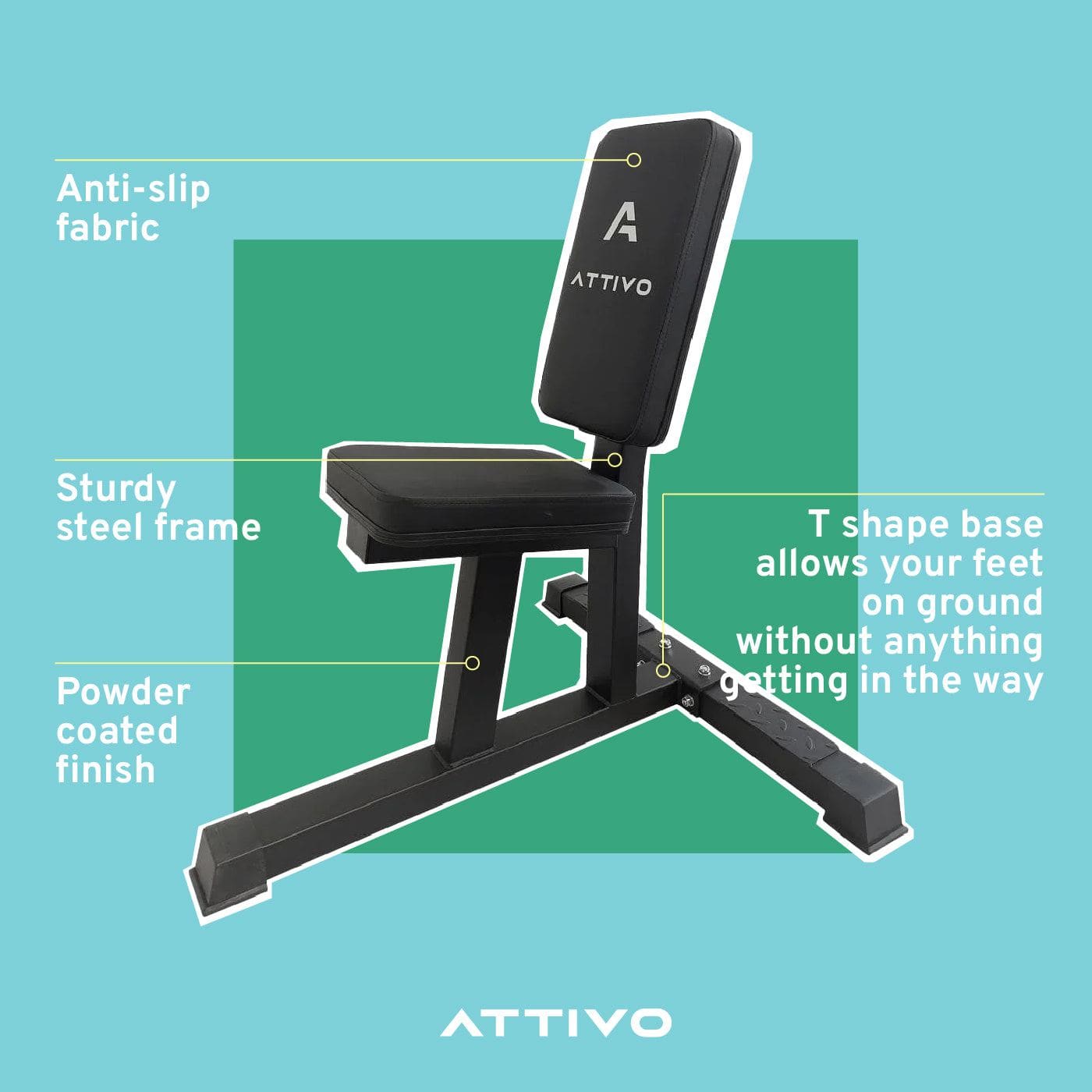 ATTIVO Upright Utility Bench