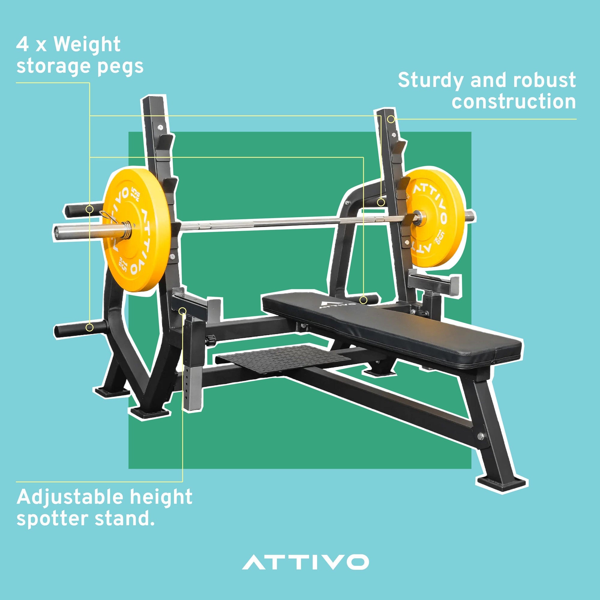 ATTIVO L2 Bench Press Station