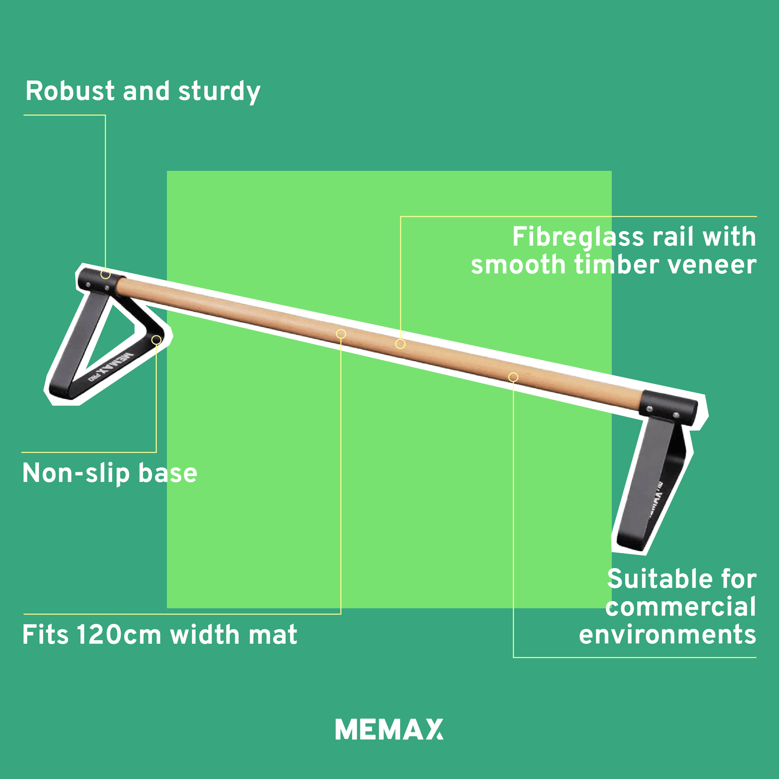 Gym Plus MEMAX Pro Pirouette Bar ATT012