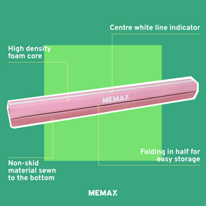 MEMAX Folding Gymnastics Balance Beam with Guide Line 3.5M