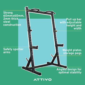 ATTIVO Half Power Rack - HR2200