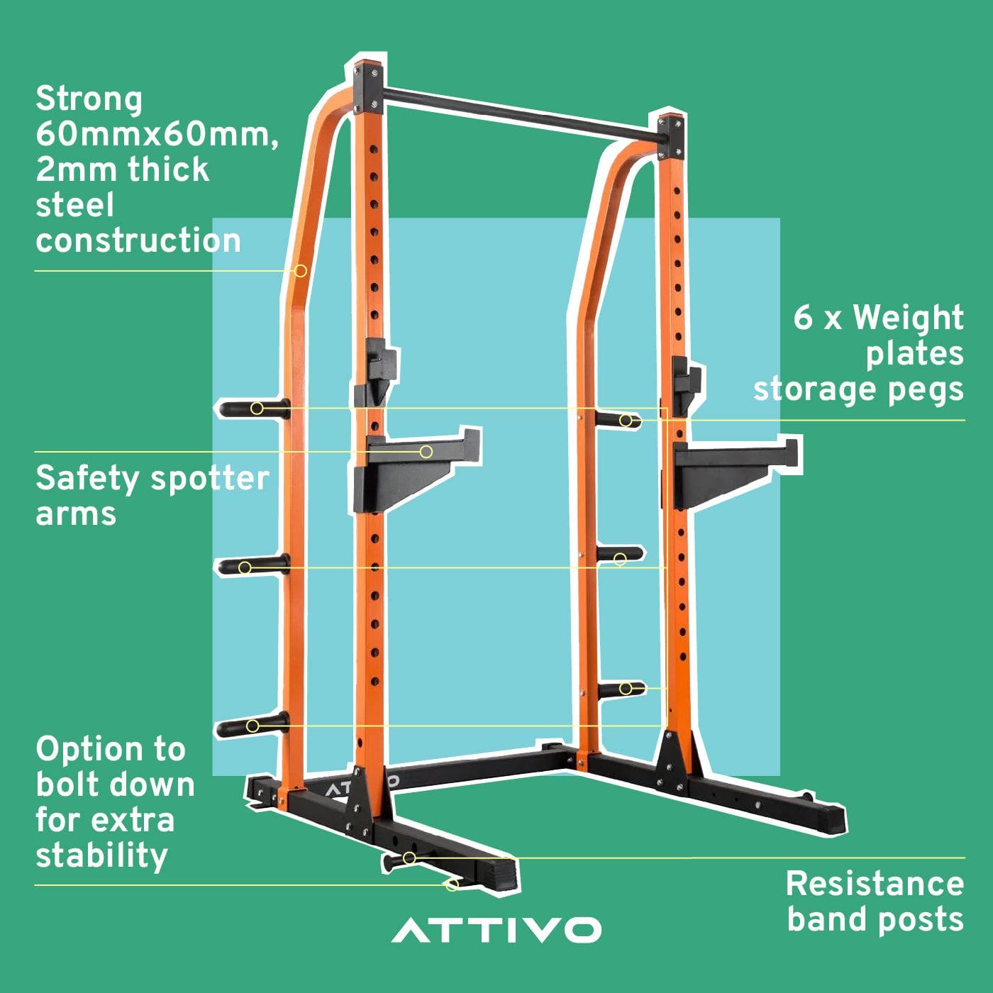 ATTIVO Semi-Commercial Garage Gym Package