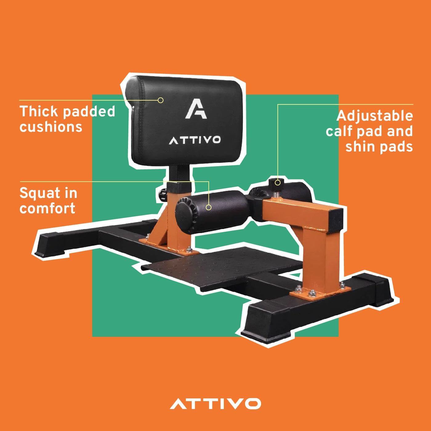 ATTIVO Sissy Squat Bench V2.0