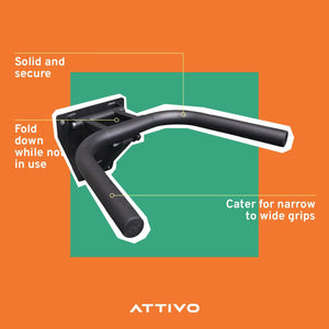 ATTIVO Foldable Wall Mount Dip Station