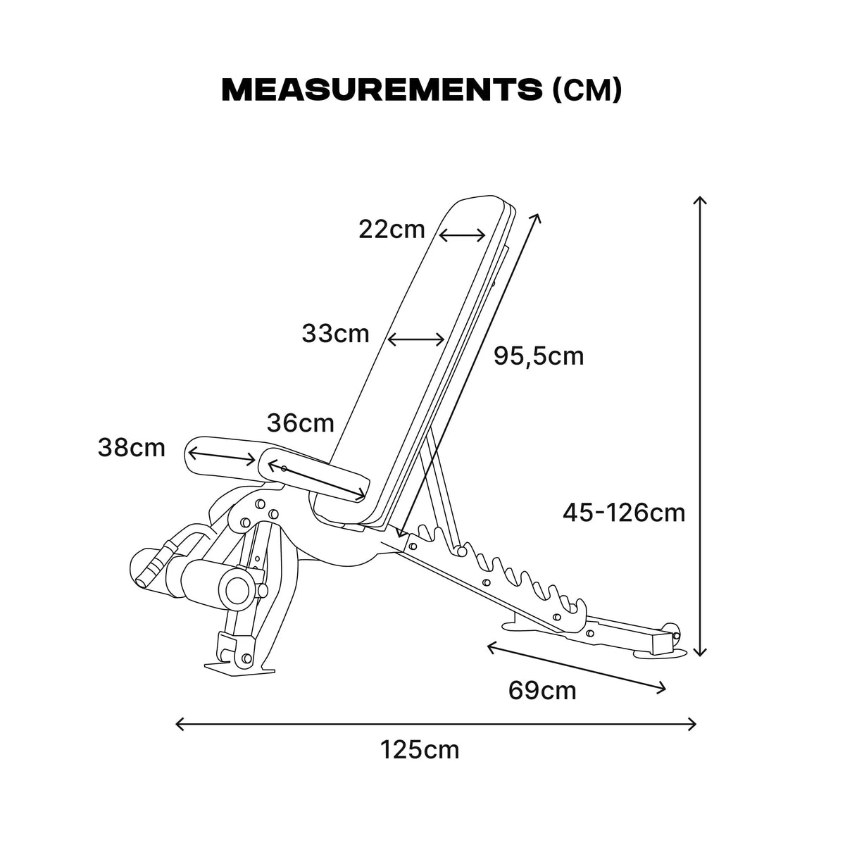 L3 FID Weight Bench - Commercial Grade