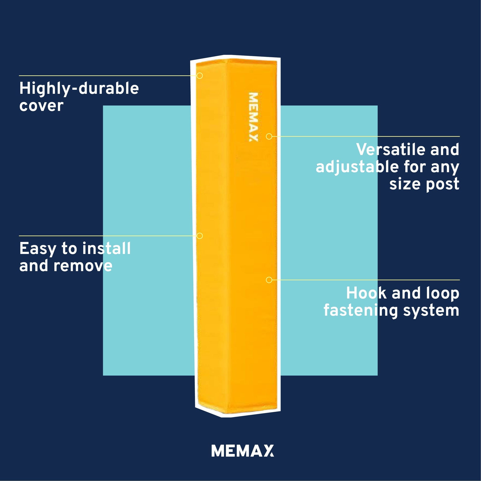 MEMAX Flexi Safety Pole Pad Post Padding