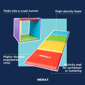 MEMAX Fun Tunnel Activity Mat