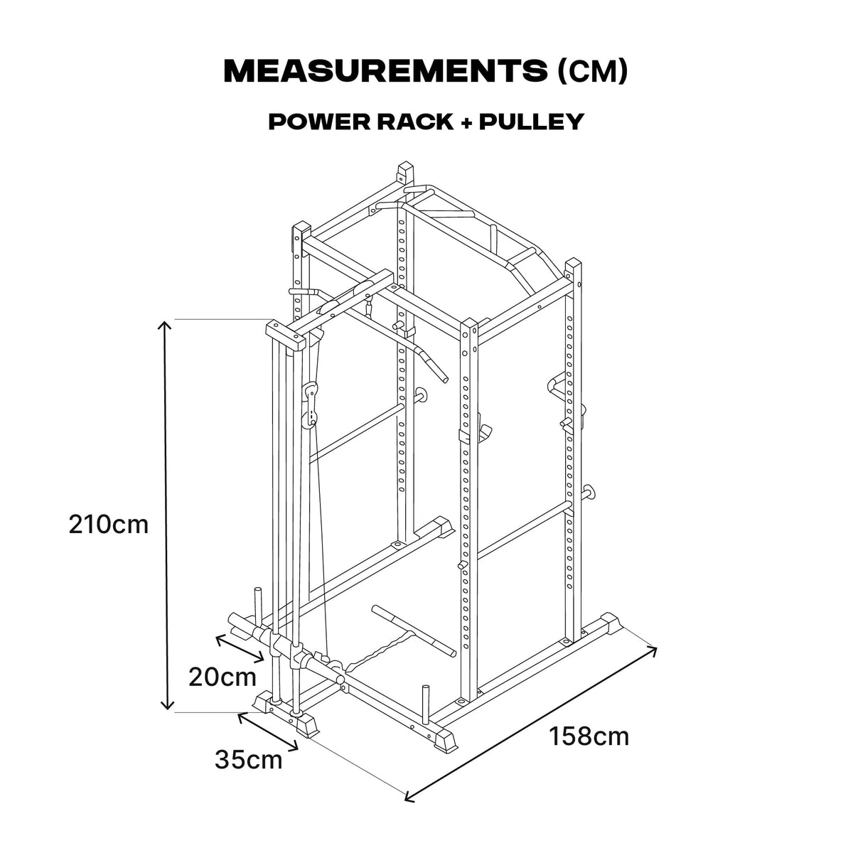 Power Cage Garage Gym Package
