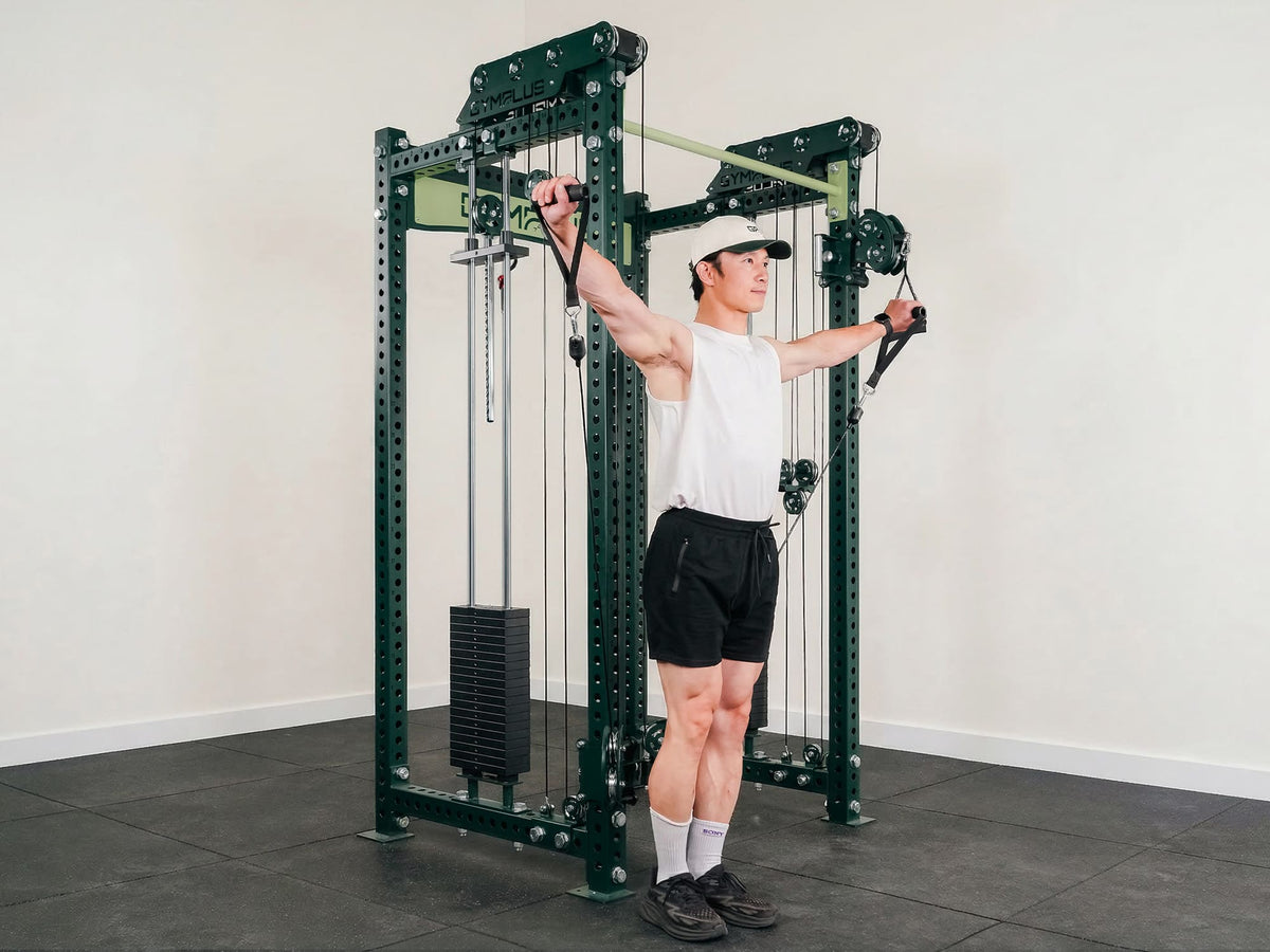 Evolve Power Rack with Dual Pin-loaded Rack Mount Cable System
