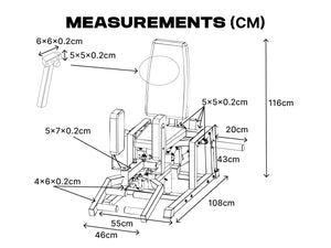ATTIVO L4 Pro Plate Loaded Hip Adductor & Abductor