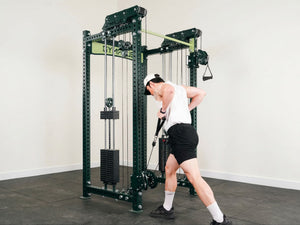 Evolve Power Rack with Dual Pin-loaded Rack Mount Cable System