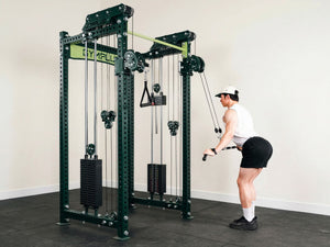 Evolve Power Rack with Dual Pin-loaded Rack Mount Cable System