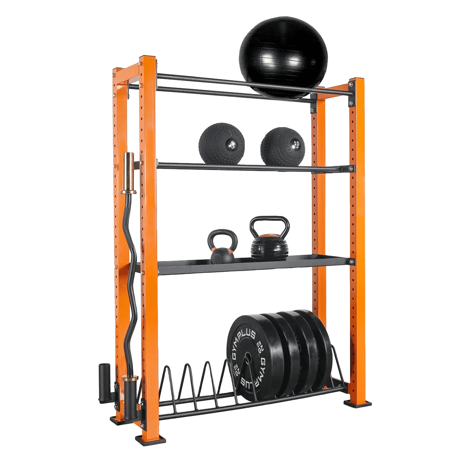 Gym Plus Single Bay Gym Storage Rack System HD-GYMSTG