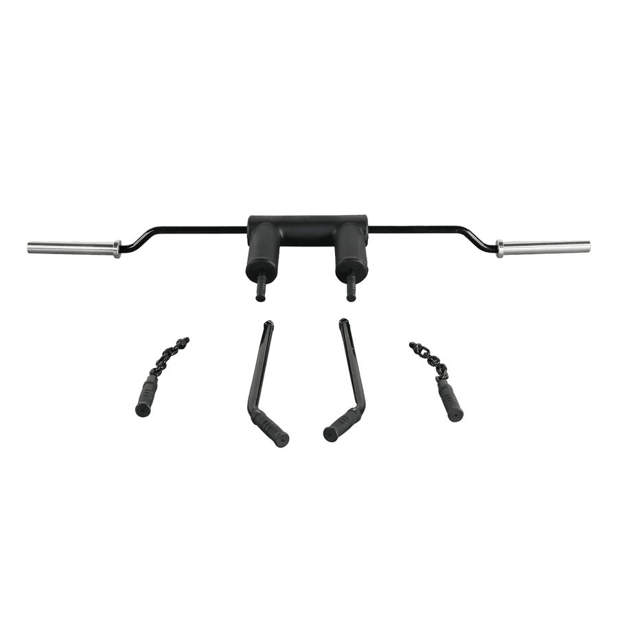 Gym Plus Safety Squat Bar with 3 Specialty Handles SAFETYBAR