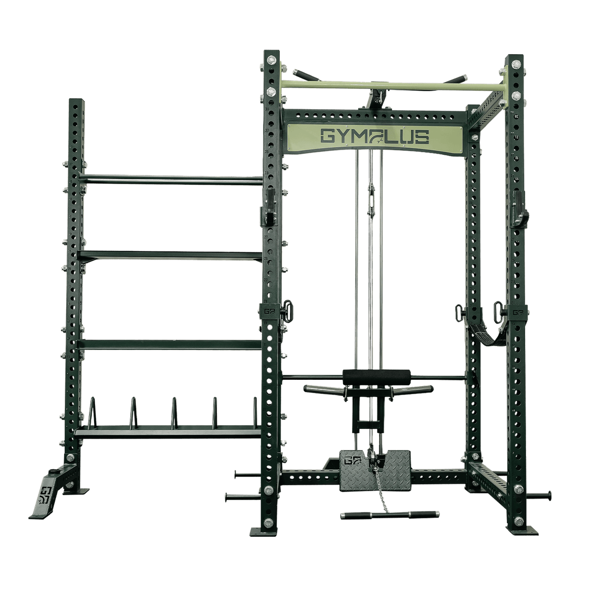 Evolve Power Rack with Lat Pulldown and Storage System
