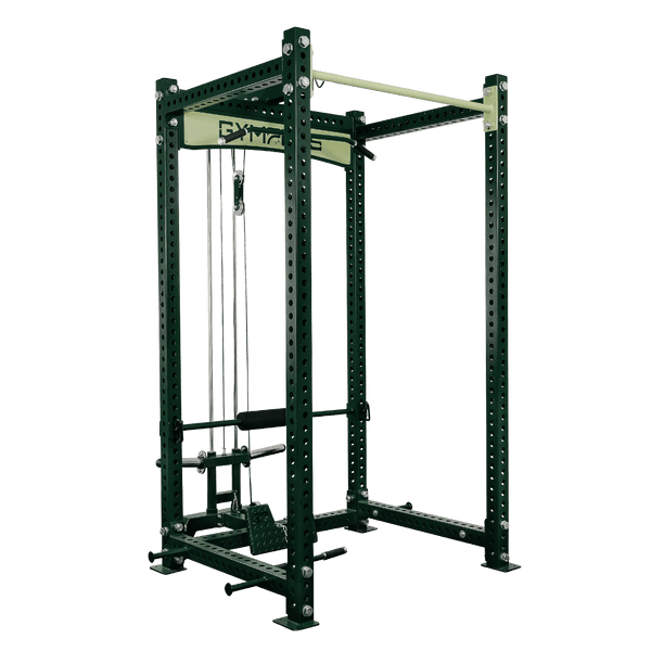 Gym Plus Evolve Power Rack with Lat Pulldown System EV-W-LAT
