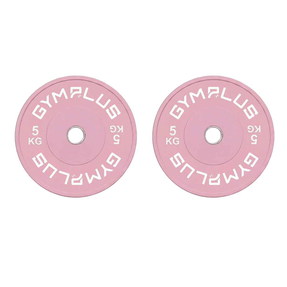 Pink Olympic Rubber Bumper Plates 5/10/15/20kg (Pairs)