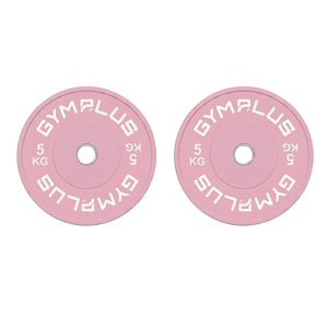 Pink Olympic Rubber Bumper Plates 5/10/15/20kg (Pairs)